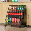 Estante de Supermercado Mostrador de Caja Escritorio Estante de Almacenamiento para Nueces de Betel Goma de Mascar Mostrador Delantero de Tienda de Conveniencia Estante de Almacenamiento Multifuncional