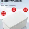 Caja de Conexiones Impermeable Caja de Interruptor de Botón de Encendido para Monitoreo en Exteriores Tipo Caja de Terminales de Plástico para Exteriores Sellada con Orejas