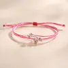 Pulsera de Cuerda Colorida del Festival del Bote del Dragón Cuerda Roja Tejida a Mano para Niños Bebés Pequeños Zongzi Cuerda de Mano Festival de Mayo Regalo por Lote
