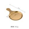 Plato Occidental para Filete de Acero Inoxidable Coreano Personalizado con Asa Base Plana Bandeja Plato para Barbacoa Plato para Pizza Fabricante Venta al por Mayor