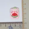 Traje de porco rosa de desenho animado acessórios de resina acessórios pequenos diy sapatos com furo capa de celular pacote de material artesanal