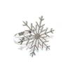 Anillo para Servilleta de Copo de Nieve Dorado de Aleación Transfronterizo Decoración de Mesa para Hotel Restaurante Hebilla para Servilleta Fabricante Venta al Por Mayor