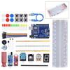 Placa de Desarrollo Uno R3 Kit de Aprendizaje Simple para Principiantes Paquete de Piezas Protoboard de 830 Orificios