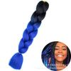 Xuchang Peruca Acessórios de Cabelo Seda de Alta Temperatura Trança Grande Africana Jumbobraid Fibra Química Colorida Montagem Mista Venda Quente Dreadlocks