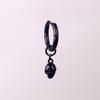 Personalidad hip hop transfronteriza europea y americana cabeza de fantasma de calavera acero de titanio aretes de tuerca femeninos Amazon venta caliente transfronteriza aretes punk de moda para hombre