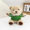 Lindo lindo suéter oso colgante juguete de peluche oso de peluche muñeca colgante de bolsa llavero de muñeca