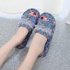 Pantuflas de Tela con Suela de Tela para Parejas Hogar Interior No Dañan el Piso Silenciosas Verano Cuatro Estaciones Primavera, Otoño e Invierno Pantuflas de Suela Suave para Hombres y Mujeres