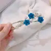 Orquídea Antiga Borla Hairpin Ball Head Fixo Artefato Grab Clip Mulheres Advanced Sense Hair Buckle Half Tie Hair Grab