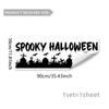Una Variedad de Productos Nuevos Elementos de Halloween Calabaza Fantasma Murciélago Lápida Adsorción Doble Cara Ventana Visual Embellecimiento Pegatinas Decorativas de Pared