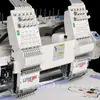 Máquina de Bordar Computadorizada de Cabeça Dupla H-Grade Alta Precisão 12 Agulhas 15 Agulhas Multiuso Totalmente Automática para Bonés, Camisetas, Roupas e Brinquedos