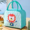 Nova Bolsa de Almoço Desenho Animado Lancheira Bolsa Lancheira Bolsa de Animal de Estimação Fofa Térmica Bolsa de Almoço Escolar Armazenamento de Viagem Bolsa de Gelo