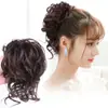 Venda Direta da Fábrica Anel de Enrolar Barba Longa Peruca Macia para Mulheres Cabelo Natural Fofo Anel de Cabelo Barba de Dragão Preguiçosa Chapinha de Cabelo