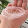 Pulseira de Calcedônia Lua Branca para Mulheres, Pulseira de Ágata Branca Gelo de Geleia de Lichia, Mesmo Estilo das Lojas de Ouro, Pulseira Beleza de Barra Redonda, Pulseira Ding-Dang