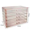 Caja de Almacenamiento de Escritorio Tipo Cajón, Organizador Multifuncional de Papelería de Gran Capacidad para Dormitorios de Estudiantes, Estante de Almacenamiento para Cosméticos