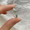 Anillo Versátil Estrella Dulce para Mujer, Exquisito Anillo Abierto Elegante de Lujo Ligero con Temperamento, Anillo para Dedo Índice de Nicho Estilo Ins Moderno