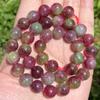 Venta Caliente Transfronteriza Principal Piedra Natural Optimizada Amatista Redonda con Cuentas Cristal Rosa Ojo de Tigre Amarillo Pulsera Diy con Cuentas