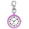 El reloj de bolsillo especial para ancianos, niños y estudiantes para el examen es claro y con un gran número literal, llavero colgante, reloj de enfermera, solo mira la hora.