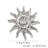 Nuevo broche de acero inoxidable prensado en aceite transfronterizo, pin de ropa exquisito y versátil, accesorio de acero de titanio que no se decolora