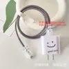 Nueva funda protectora para cargador Apple de 20W con cara sonriente, adecuada para cabezal de carga rápida iPhone 15/14, funda suave de TPU, estándar europeo