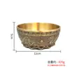 Cuenco del Tesoro Doble Dragón de Latón, Adorno Atractor de Fortuna para Sala de Estar y Escritorio de Oficina, Artesanías del Cuenco del Tesoro de Shen Wansan