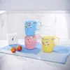 Infância colorida novo best-seller anti-queda isolamento térmico com tampa copo térmico de aço inoxidável para crianças copo de água