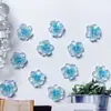 Acessórios para Unhas Artísticas Flor Sansheng Degradê Transparente Gelo Pequena Flor Brilhante Patch para Unha Usar Armadura Bolsa de Material DIY