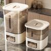 Cubo de arroz para el hogar, sellado, a prueba de insectos y humedad, para almacenar harina, tanque de arroz, nuevo contenedor de almacenamiento de arroz 2024, caja de arroz