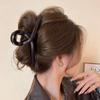 Pinza para el pelo minimalista en forma de cruz para mujer, estilo de alta gama, Nueva colección Otoño/Invierno 2026, Adecuada para cabello grueso, Pinza de tiburón para el pelo, Accesorio para el pelo para la parte trasera de la cabeza