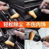 Ferramentas de Limpeza para Interior de Carro, Escova Multifuncional para Remoção de Poeira em Frestas, Escova para Limpeza de Saídas de Ar, Limpeza do Ar Condicionado do Interior do Carro