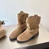 Botines Maillard Diseño Otoño/Invierno, Botas Estilo Wasteland Martin, Botas Vaqueras, Nuevo Vintage 2026 Versión Coreana Estilo Occidental