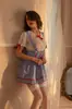 Ropa interior sexy Manyue uniforme JK de campus tentación pecho pequeño pijamas sexys grandes encaje atuendo de estudiante archivo abierto sin