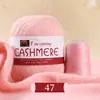 Cachemira Mediana Gruesa Hilo de Cachemira Tejido a Mano Hilo de Cachemira Transfronterizo Cachemira Genuina Hilo para Suéter DIY Hilo de Cachemira