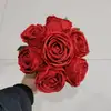 Simulação de flor de seda rosa de concubina imperial única pastoral 7 decoração de casamento segurando flor Mesa de Casa Arte Floral