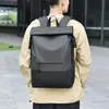 Mochila Transfronteriza para Hombre de Gama Alta para Viajes de Negocios Mochila de Gran Capacidad Moda para el Trayecto Diario Mochila con Cierre Enrollable para Laptop Mochila Escolar