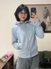 Cardigan con capucha slim-fit H&M Otoño mujer 2026 Primavera/Otoño nuevo estilo chaqueta con capucha adelgazante top corto casual