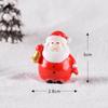Novo Natal Velho Homem Boneco de Neve Decorações Acessórios Micro Paisagem Natal Meias Presente Sinos Resina Pequenos Enfeites