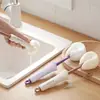 Cepillo para Tazas de Mango Largo, Taza de Agua, Cepillo Limpiador para Tazas Térmicas, Cepillo Limpiador para Biberones, Cepillo de Esponja, Set Creativo