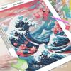 Ventas Directas de Fábrica 5D Pegatinas Serie Paisaje Personaje Estilo Japonés Set Pintura Diamante Diamante Cuadrado Redondo Completo Bordado Diamante Hecho a Mano