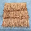 Tejado de paja techo de paja artificial techo de paja plástico paja aluminio paja falsa casa de campo paja PVC/PE