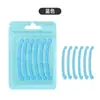Almofadas de Tira de Silicone Coloridas em Estoque, Tiras de Cobertura em Formato de Barco, Almofadas de Silicone para Permanente de Cílios, Ferramentas Auxiliares para Permanente de Cílios