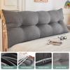 Cojín de cama Tatami Suave con Respaldo y Protección de Cintura para Cama, Anticolisión, para Dormitorio, Almohada Extraíble y Lavable, para Sofá Cama