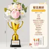 Presente de formatura para professores: uma caneta vermelha cerimonial, buquê de tricô, sensação criativa e de alto padrão, conjunto de troféus prático para o Dia do Professor