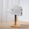 Sombrero de Pescador de Verano Nuevo Estilo Coreano para Mujer con Lazo, Sombrero de Sol Plegable Artístico y Casual
