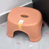 Taburete Bajo para Uso en Casa, Taburete Espesado de Plástico para Lavarse los Pies en el Baño, Taburete Silla de Goma Duradera, Resistente y Antideslizante para Niños
