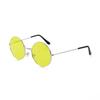 Gafas de sol redondas de metal retro artísticas, gafas para grupo de padrinos de boda, damas de honor, accesorios de boda, gafas para actuación infantil