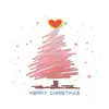 Árbol de Navidad Rosa Decoración Festiva Pegatinas para Centros Comerciales, Tiendas, Puertas y Ventanas de Vidrio Electroestáticas Decoraciones de Corazón