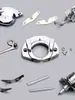 Accesorios para Máquina de Coser de Pedal Antigua para el Hogar Correa de Cuero de Vaca Placa de Bordado Marca Butterfly Palanca Recogebobinas