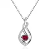 Estilo europeo y americano moderno, collar de moissanita de alta gama para mujer, joyería de plata de ley, diseño único, cadena para la clavícula, collar con colgante