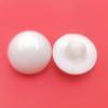 Botón plástico cabeza de hongo oro rosa ultra pequeño cuentas sueltas cabeza lisa fábrica mayorista ventas directas hemisferio blanco accesorios botón
