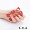 Zhengxiang Internet Popular Adesivos de Manicure Tabuleiro de Xadrez Little Red Book Adesivos de Unha Foscos Adesivos de Unha Listrados Foscos Adesivos Completos